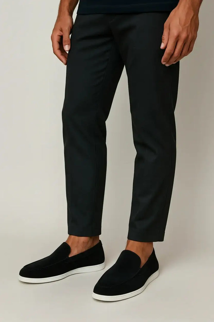 Elegante suède loafers