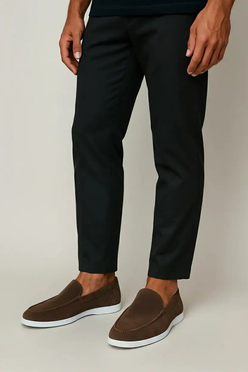 Elegante suède loafers