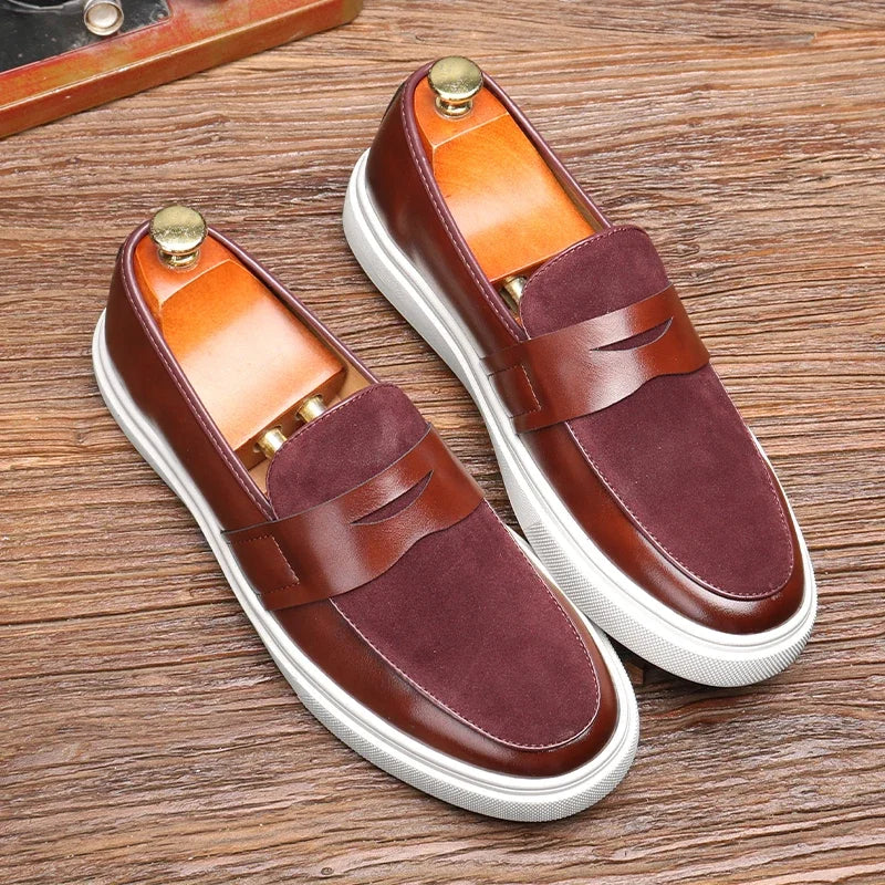 Napels leren Loafers