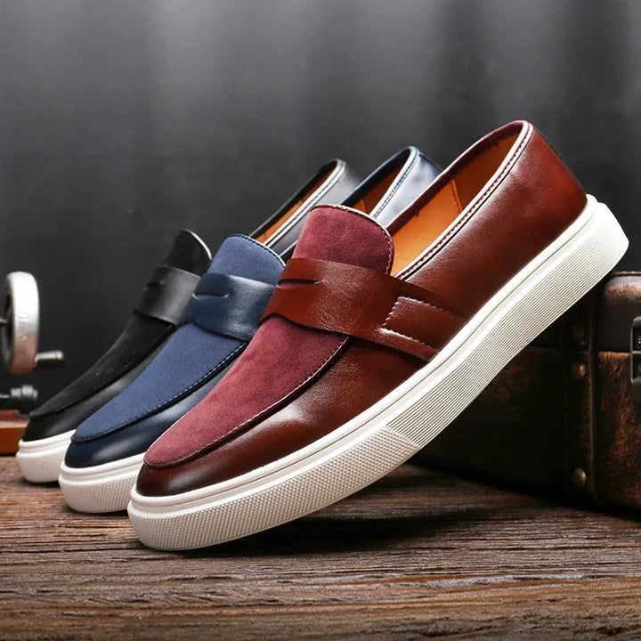 Napels leren Loafers