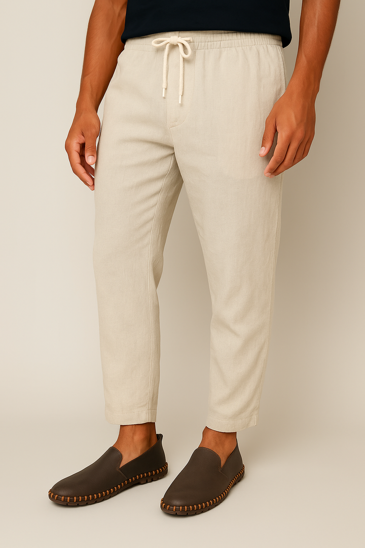 Santorini leren Loafers