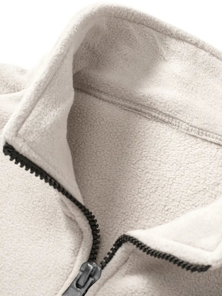 Sweater met lange mouwen en rits